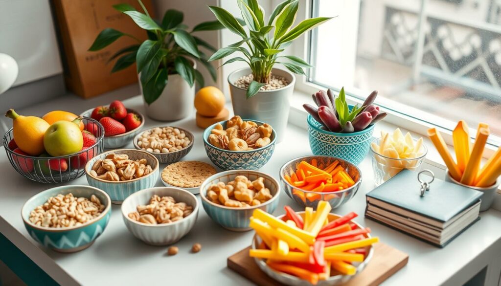 Gesunde Snacks am Arbeitsplatz